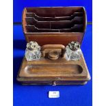 Victorian Ink Stand plus Letter Rack