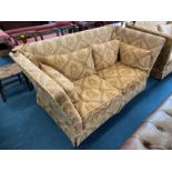 Two Seat Drop End Highback Upholstered Sofa