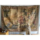 Reproduction Louis XIV French Tapestry - Defeating the Spanish Army 260x180cm