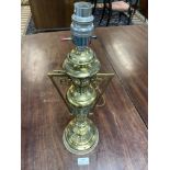 1930's Brass Table Lamp Base