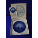 Royal Copenhagen United States Bicentenary Wall Plate with Packaging