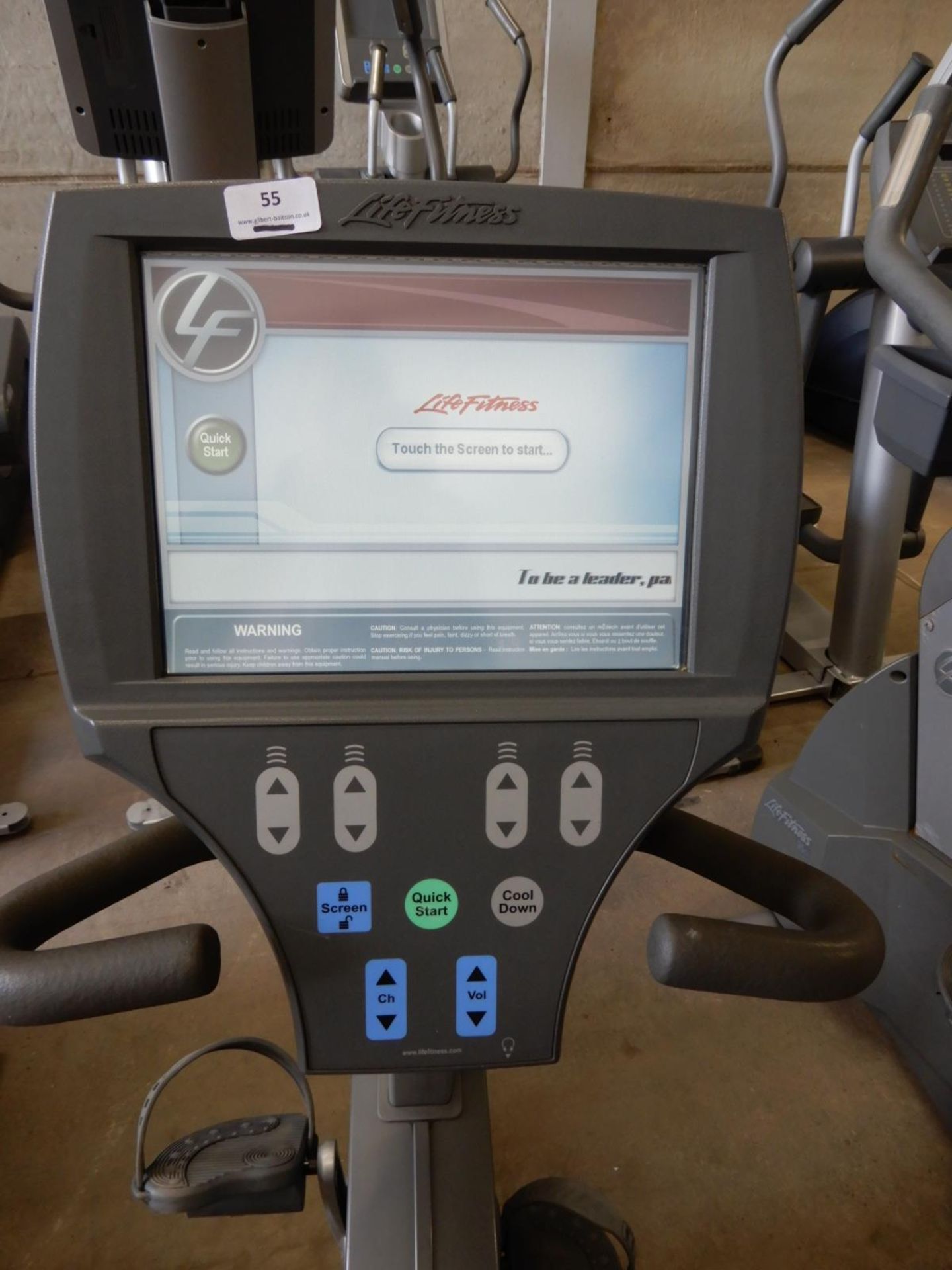 *Life Fitness 95RE Touchscreen Recumbent Cycle