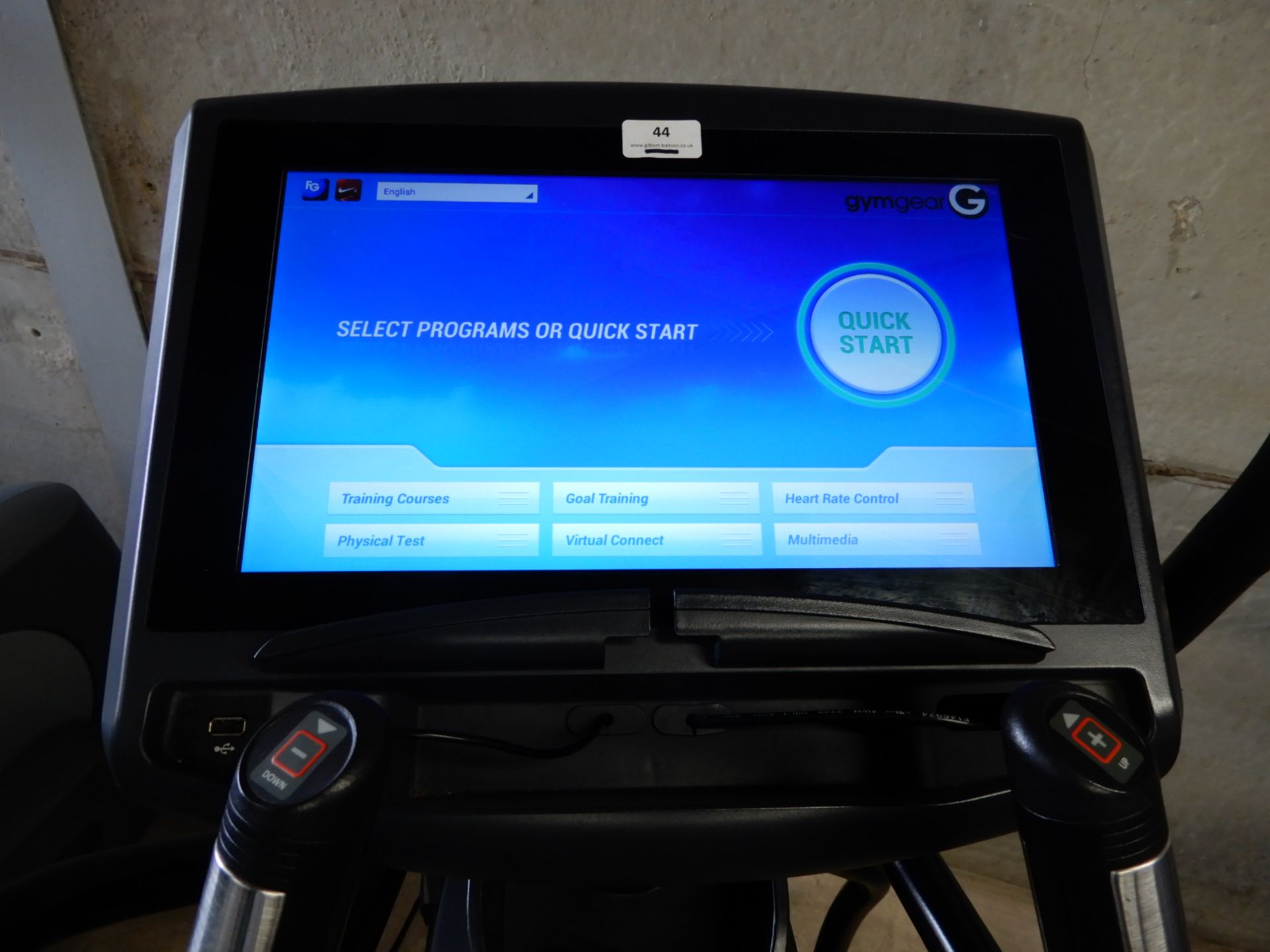 *Gym Gear Elite X-90E Elliptical Cross Trainer with Touchscreen Display - Image 2 of 2