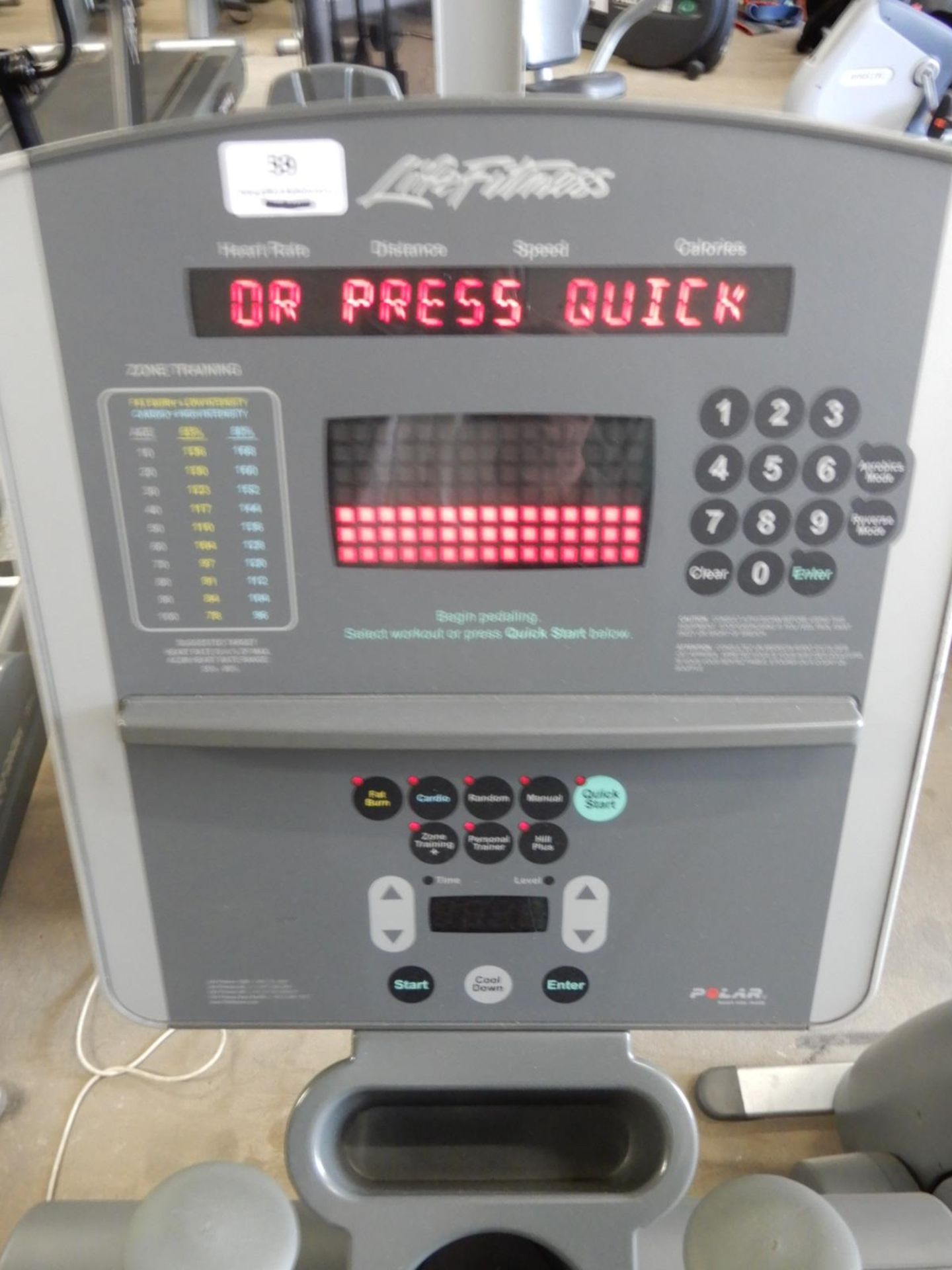 *Life Fitness 95XI Elliptical Cross Trainer - Image 2 of 2