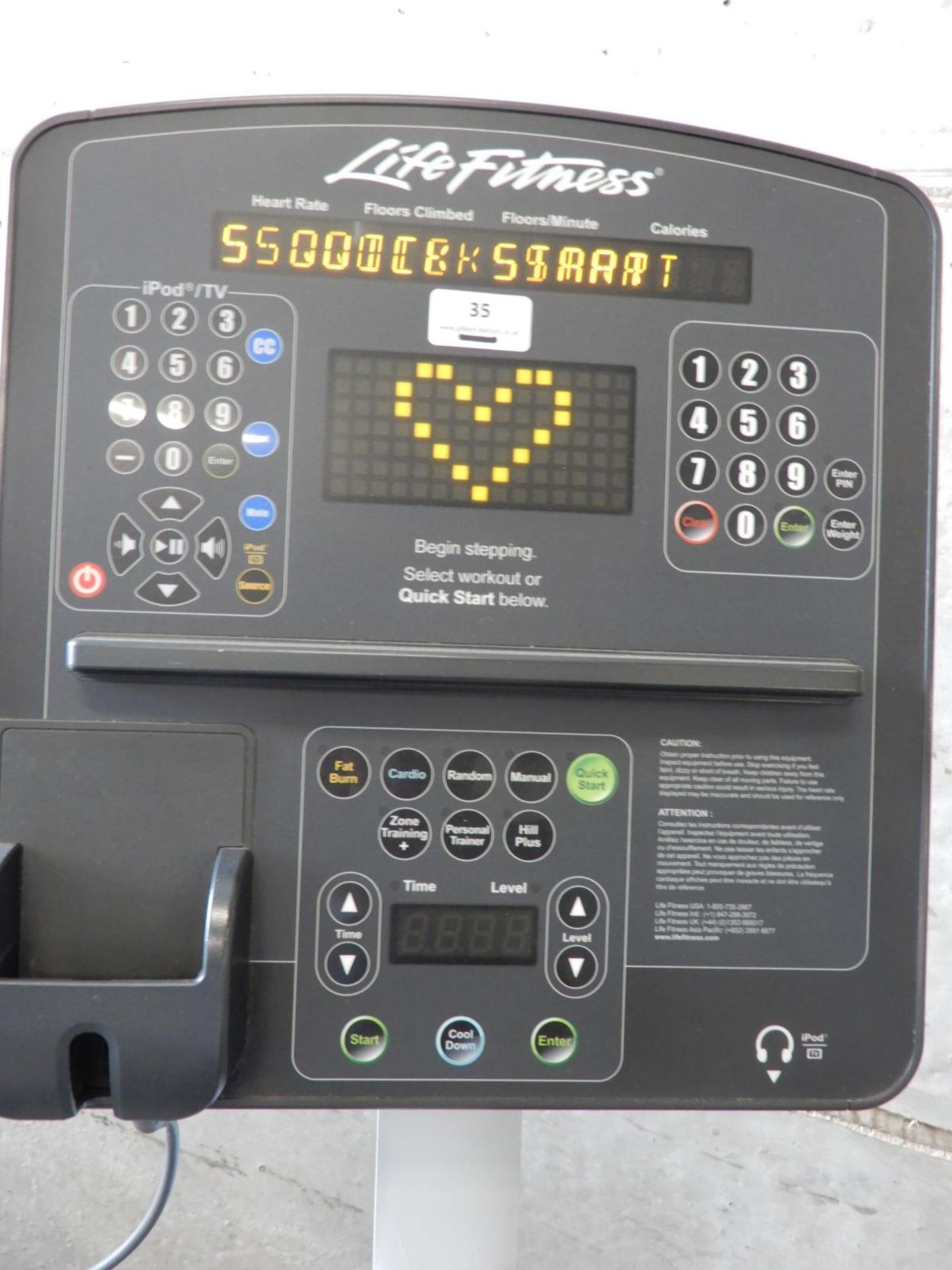 *Life Fitness Isotrack Climbing System Stepper - Image 2 of 2