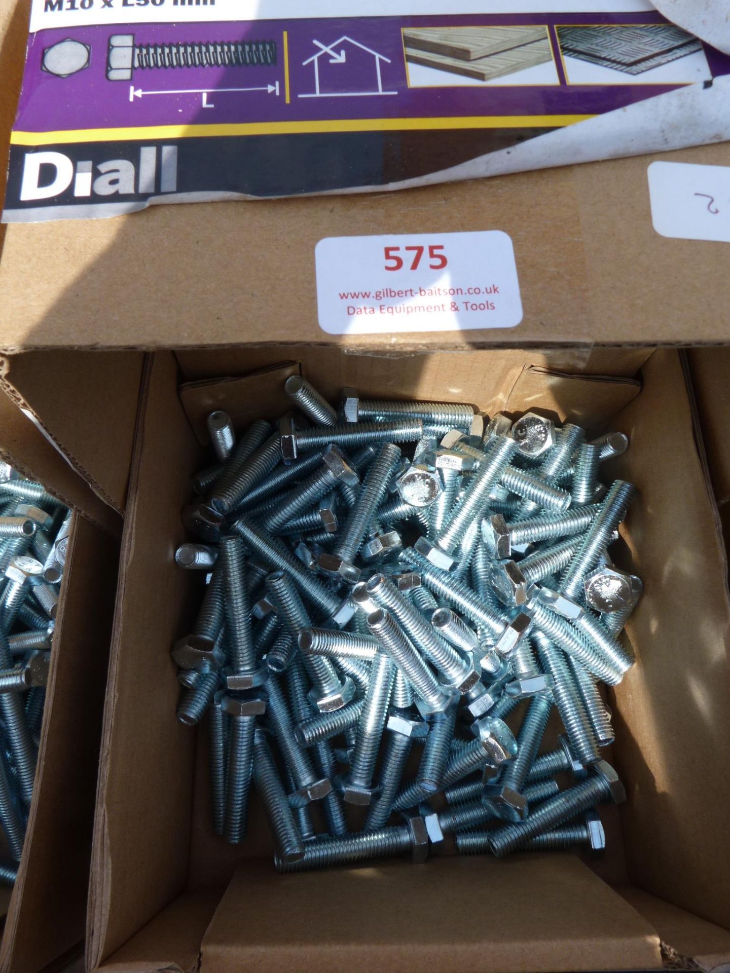 4kg of M10xL50mm Diall Hex Bolts