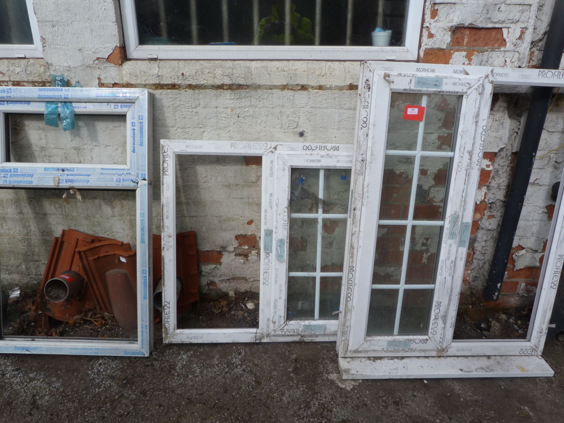 Three Profile 22 PVC Window Frames
