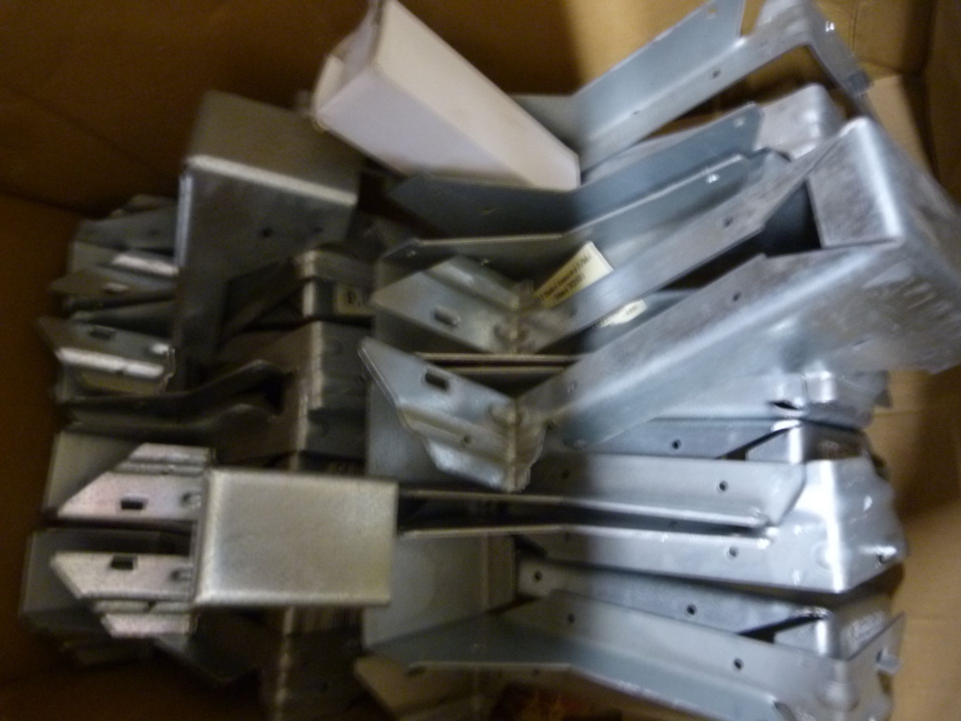 Box of Galvanised Joist Hangers