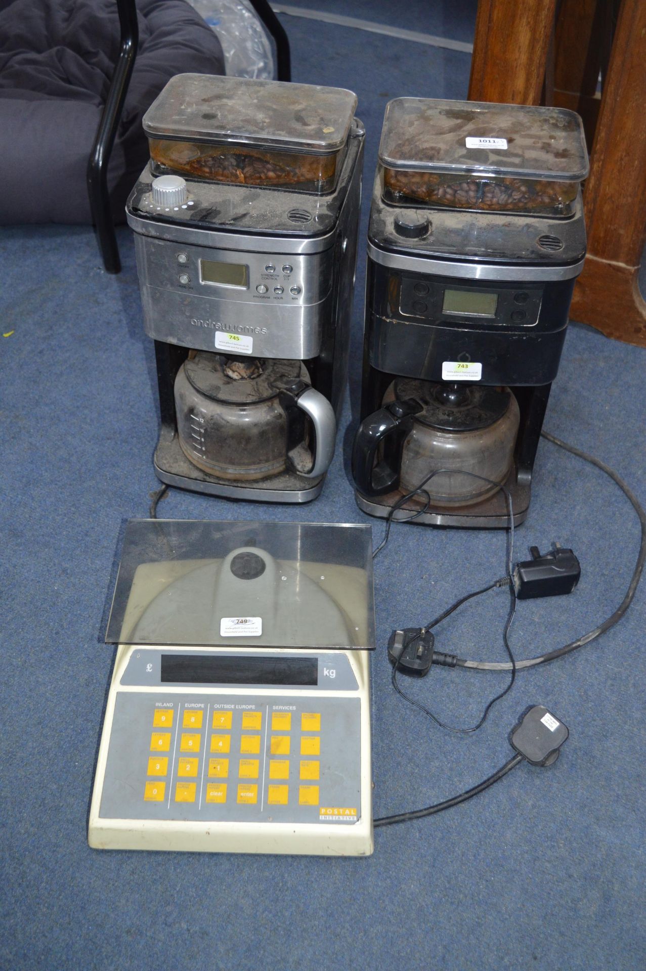 *Two Coffee Machines and Postal Scales