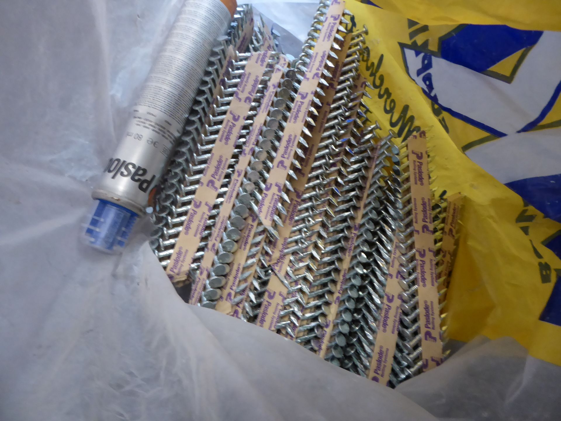 * bag of Paslode nails and cartridge - Image 2 of 2