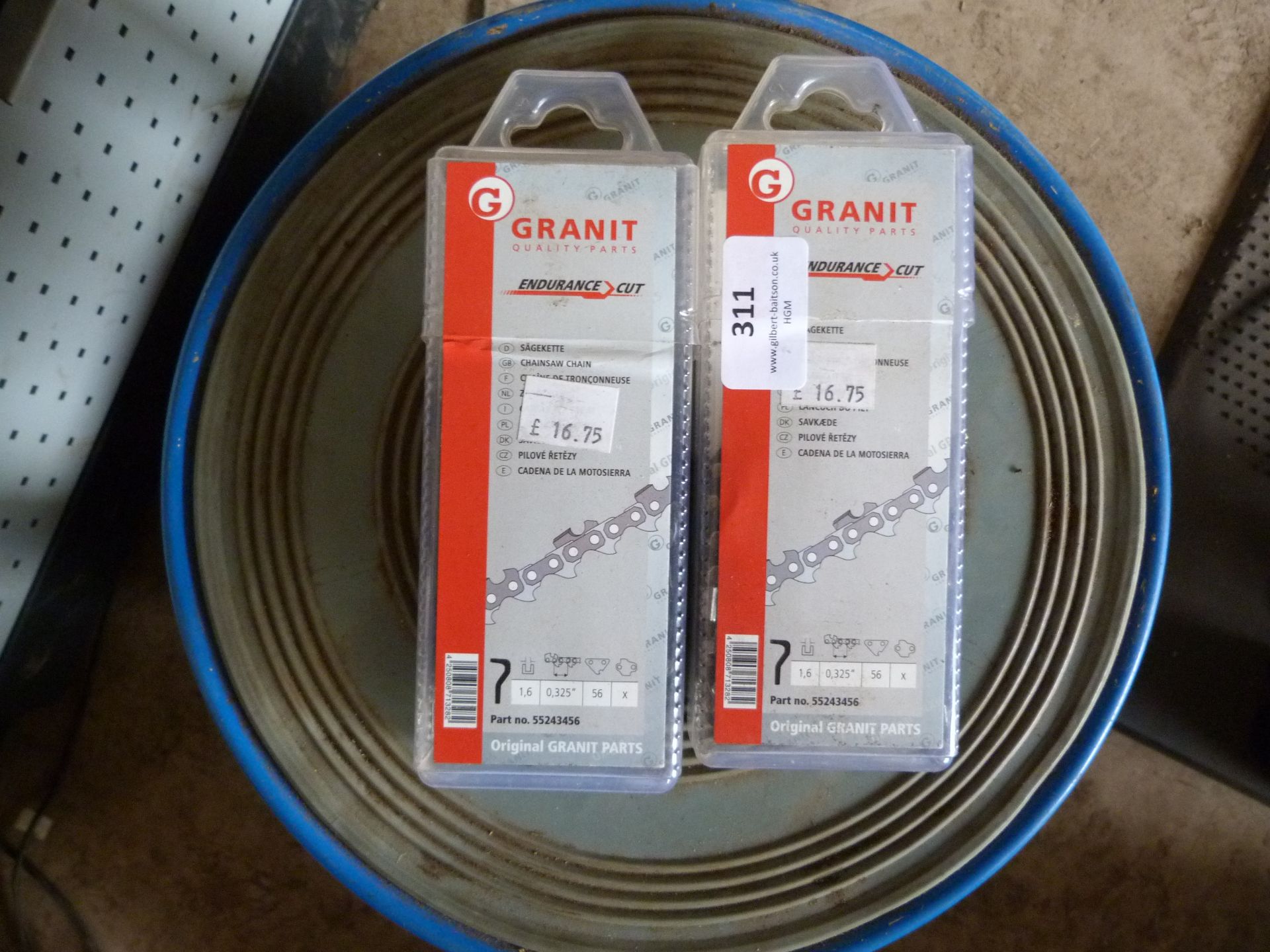 *Two Granit Saw Chains Part No.55243456