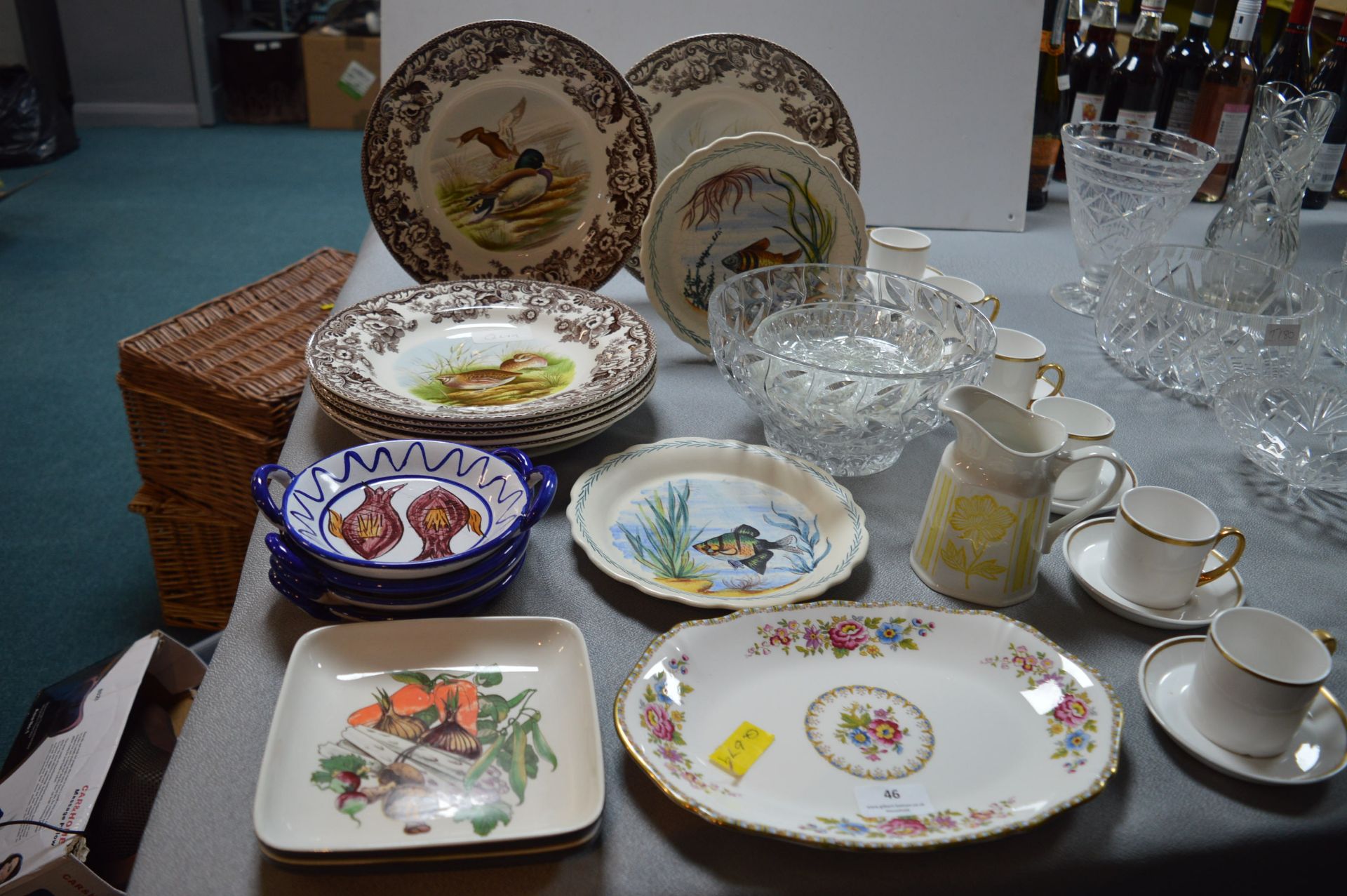 Spode Bird Plates, Coffee Canteens, etc.