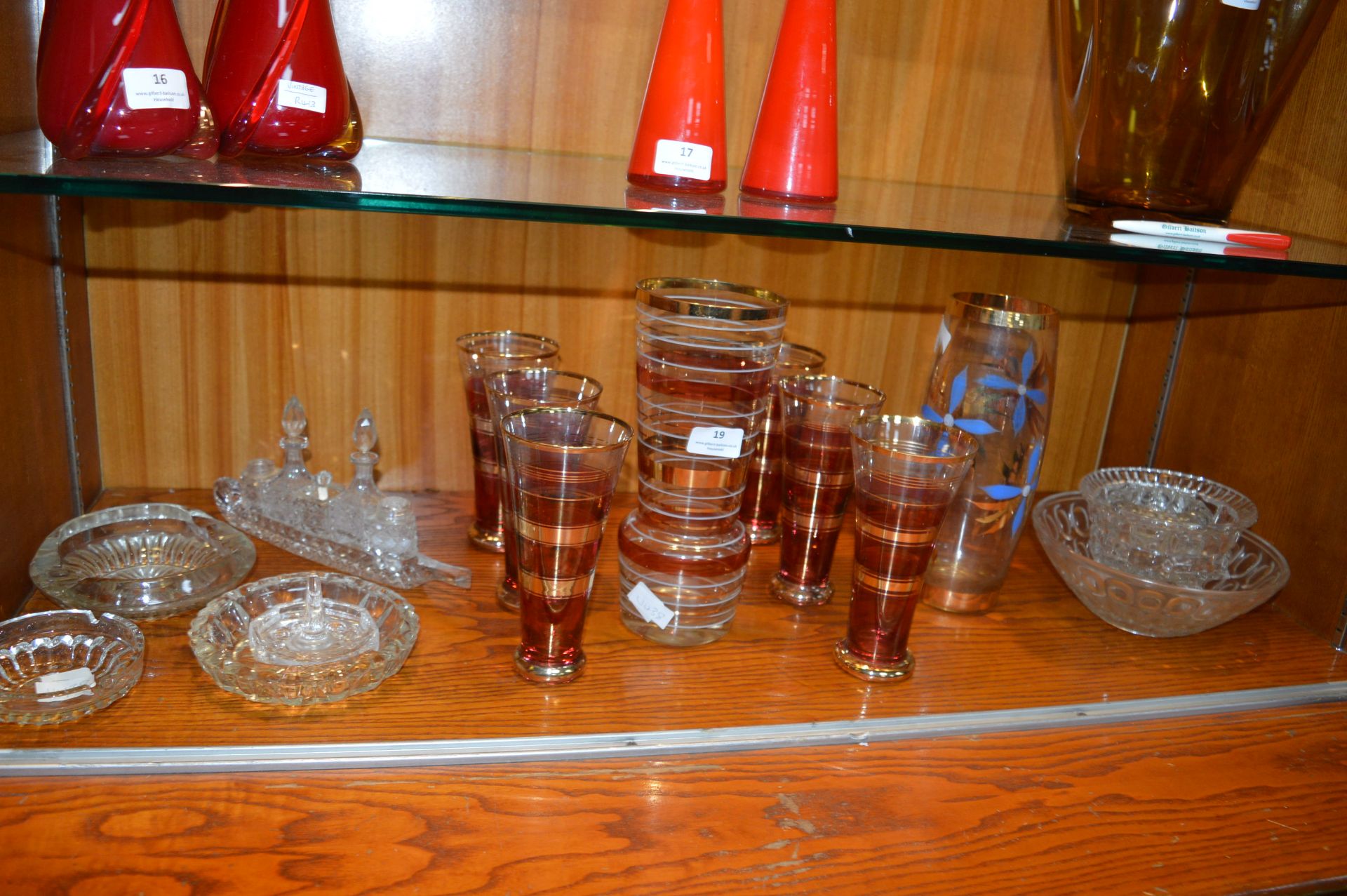 Retro Glass Vases, Dishes, etc.