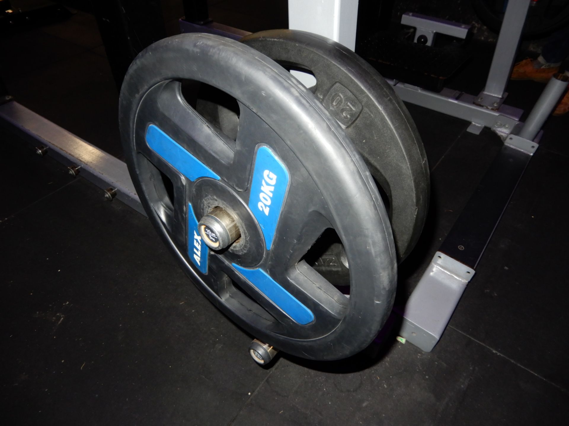 *Alex Rubber Coated Olympic Weights