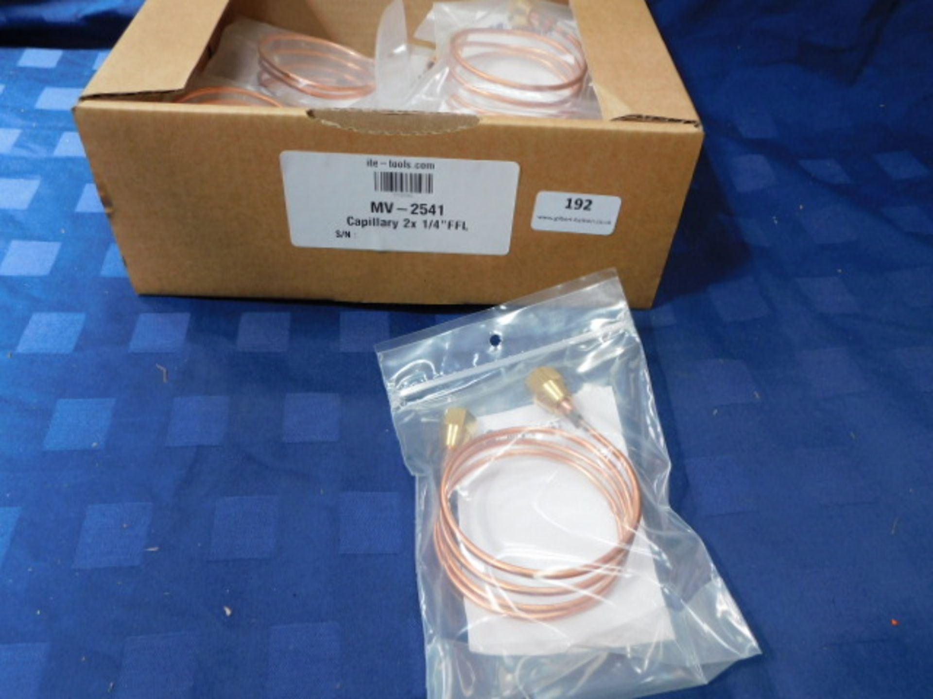 * 10x MV-2541 Capillary cap tube