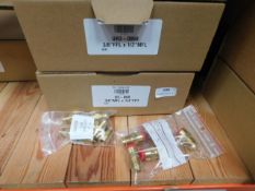 * 18x U3-06B Female connector 3/8 x 1/4 5x UR3-0068 Reducer 3/8 x 1/2