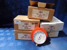 * 5x 823-WM-BPC Pressure gauge