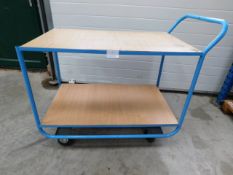 * 4 Wheel Parts Trolley