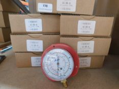 * 7x 823-WM-BC Pressure gauge