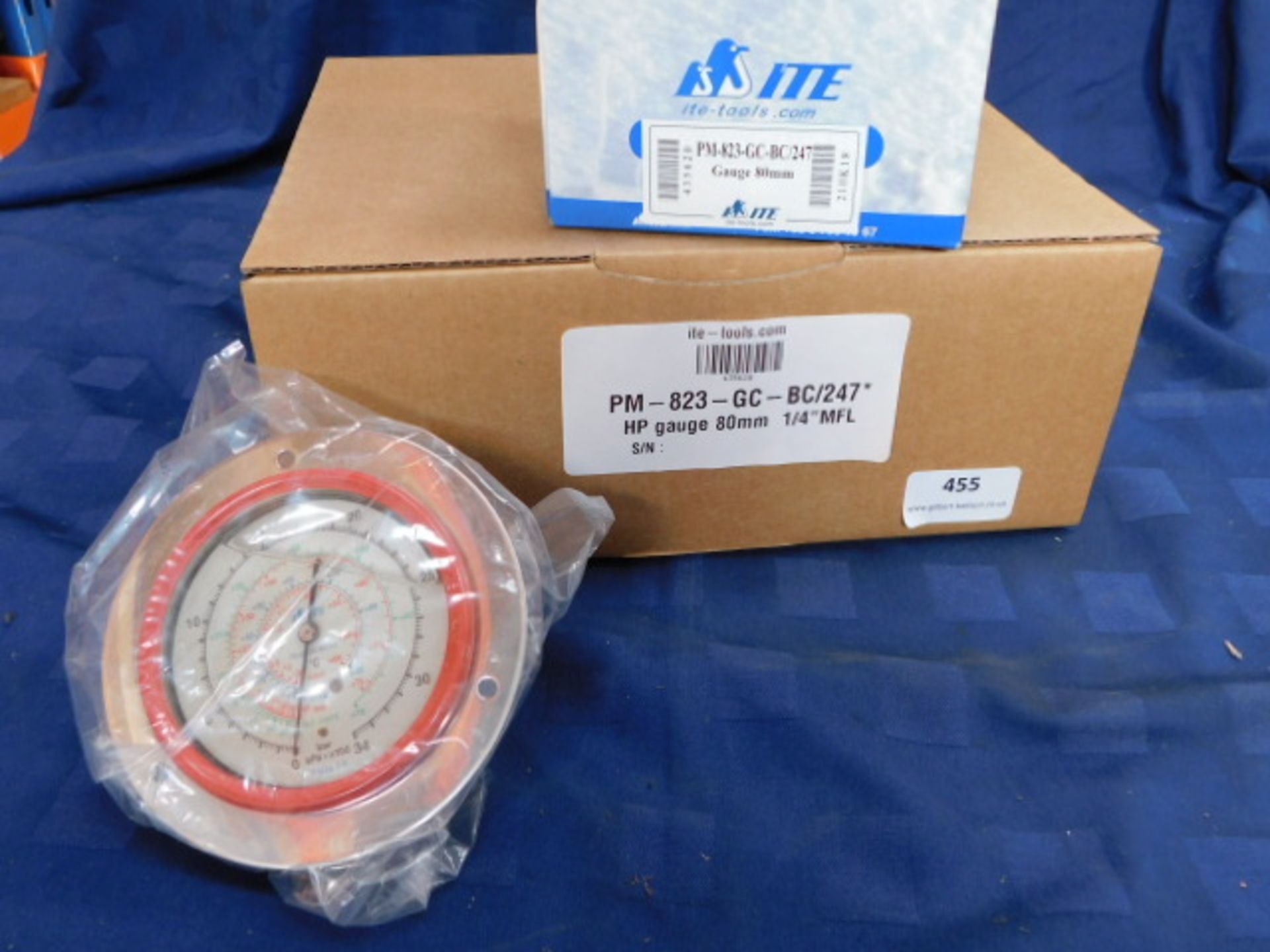 * PM-823-GC-BC/247* Glyc.Gauge 80mm steel