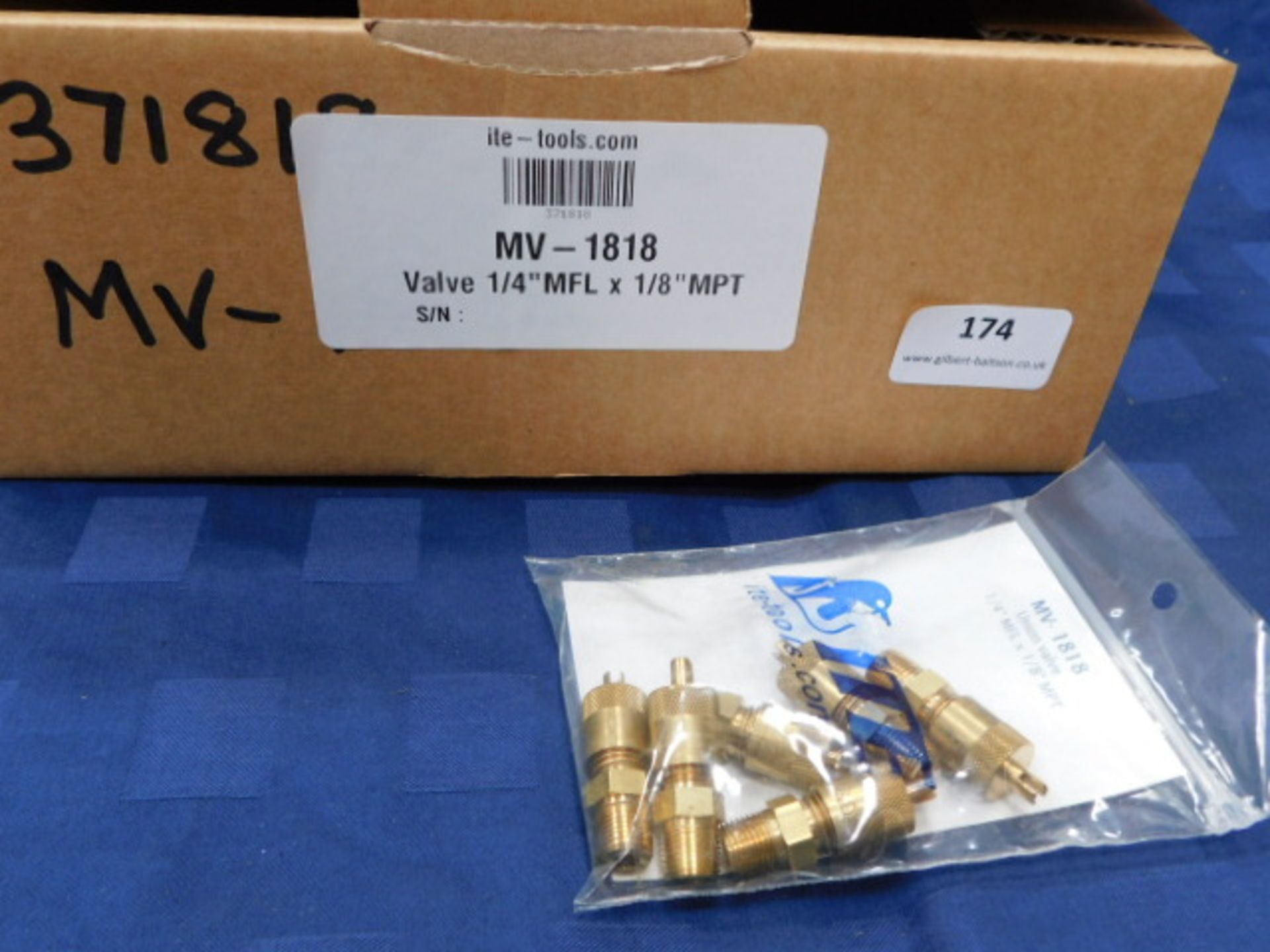 * 6x MV-1818 Brass body 1/8" NPT