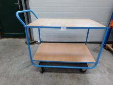 * 4 Wheel Parts Trolley