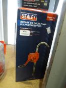 *Sealey Manual 0.2L Revolving Oil Drum Pump