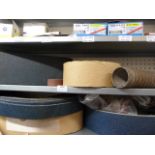 *Shelf of Various Sanding Belts