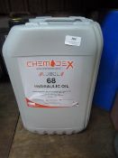 *25L of Chemodex Lubol 68 Hydraulic Oil