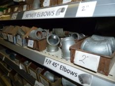 *Shelf of Various 45° Pipe Elbows