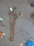 *Pair of 7.1 ton Two Leg Chain Slings