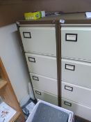 *Four Drawer Foolscap Filing Cabinet (coffee & cream)