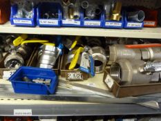 *Shelf of Various Threaded Ball Valves