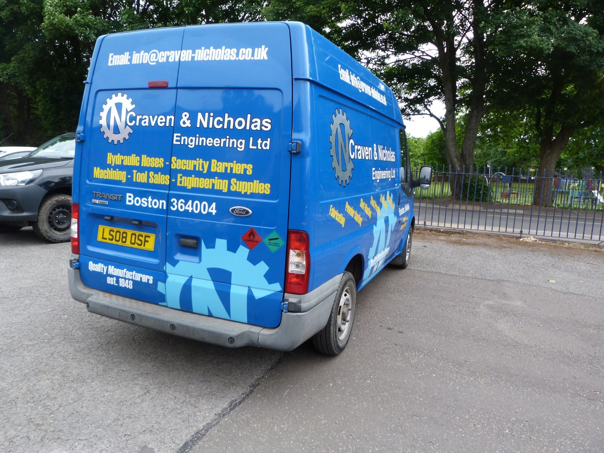 *Ford Transit 85T280 Van 2008 (blue), Reg: LS08 OSF - Image 2 of 7