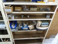 *Contents of Shelf Unit; Various Stainless Steel Components, Grub Screws, Fixtures and Split Pins