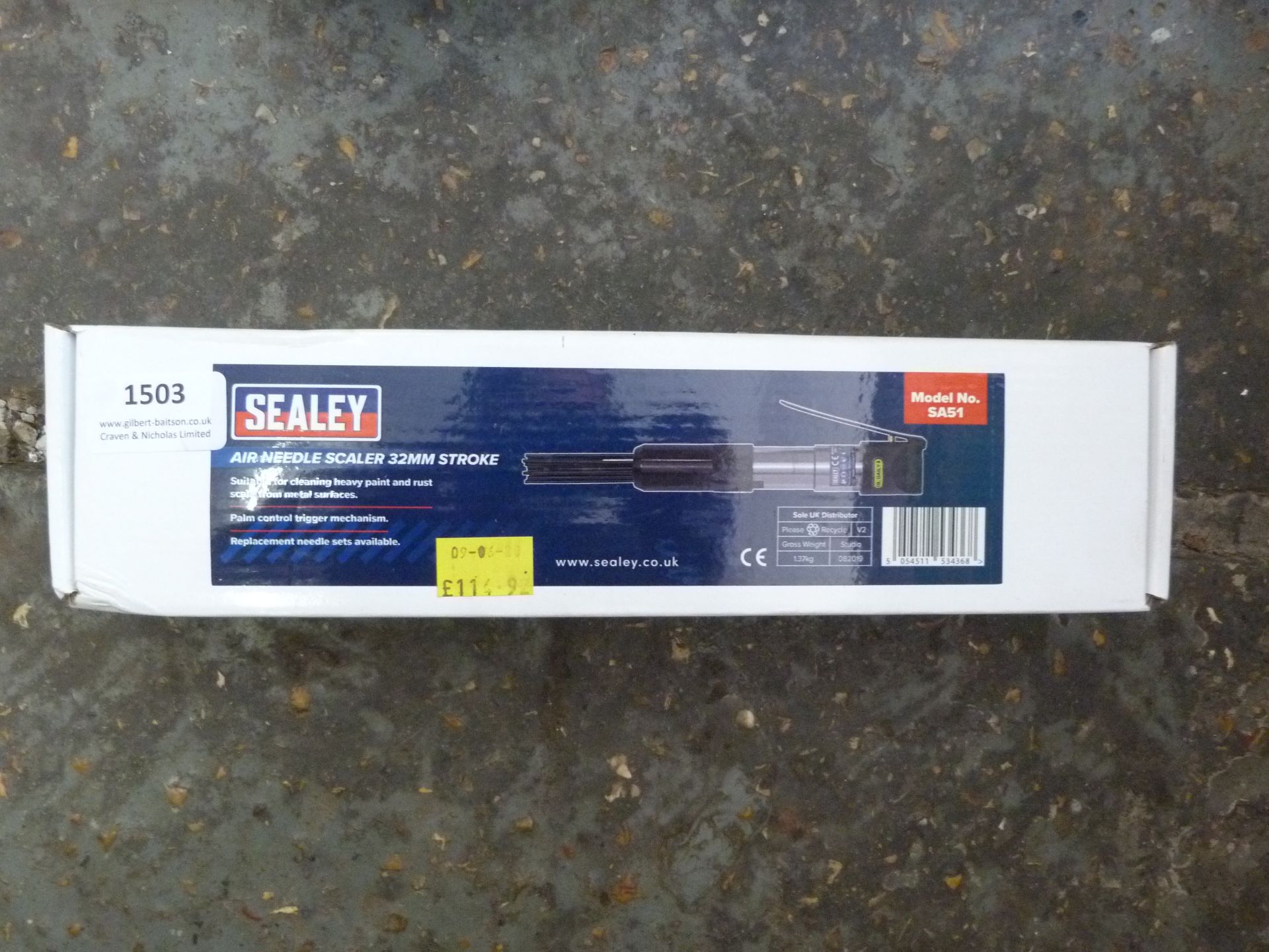 *Sealey Air Needle Scaler 32mm Sprocket (new in box)