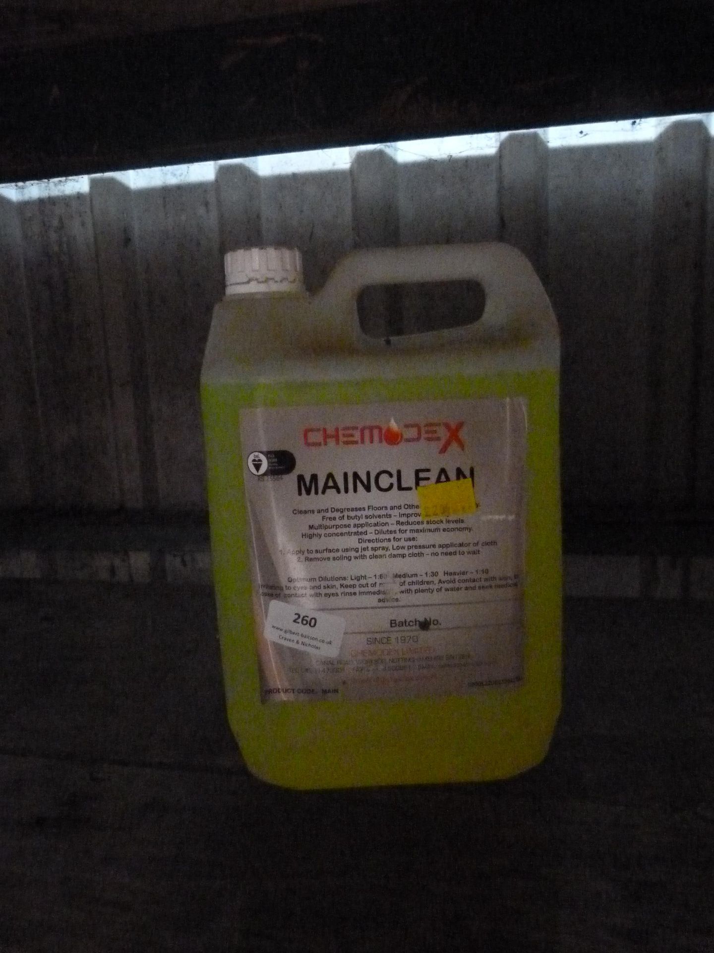 *5L of Chemodex Main Cleaner & Degreaser