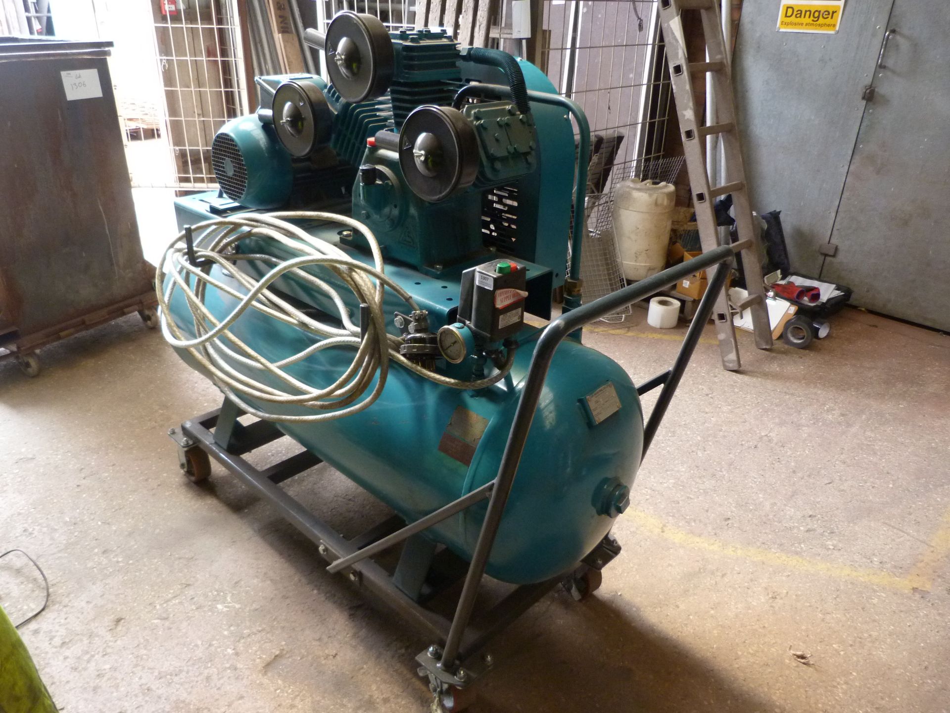 *Air Industrial Co. 11bar 270L Air Compressor on Trolley