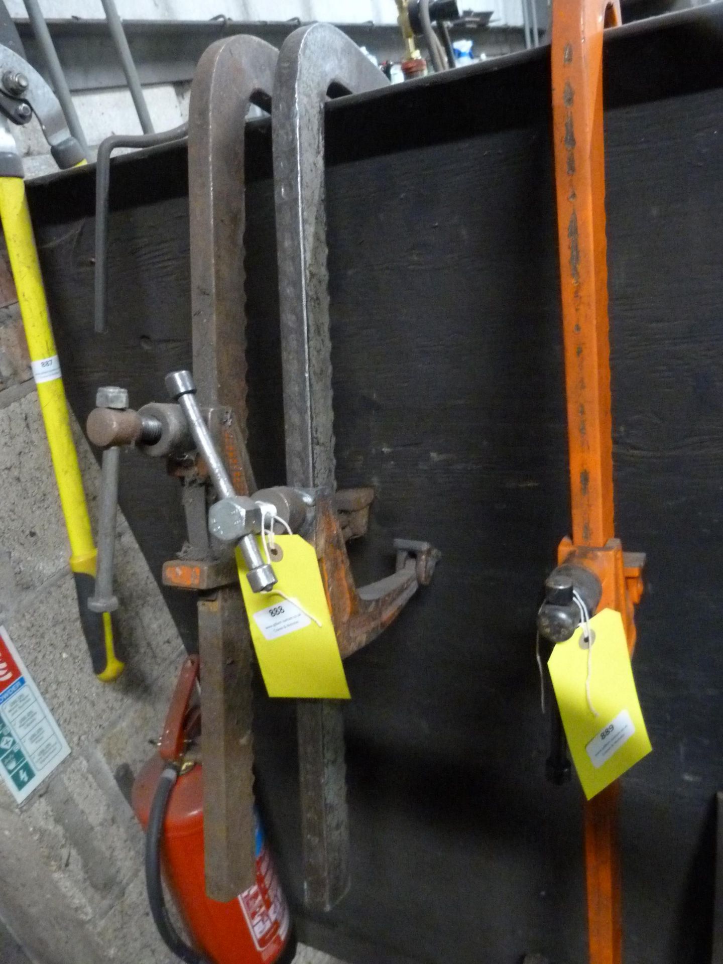 *Pair of 20" Carver Clamps