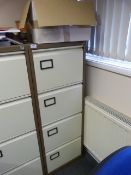 *Four Drawer Foolscap Filing Cabinet (coffee & cream)