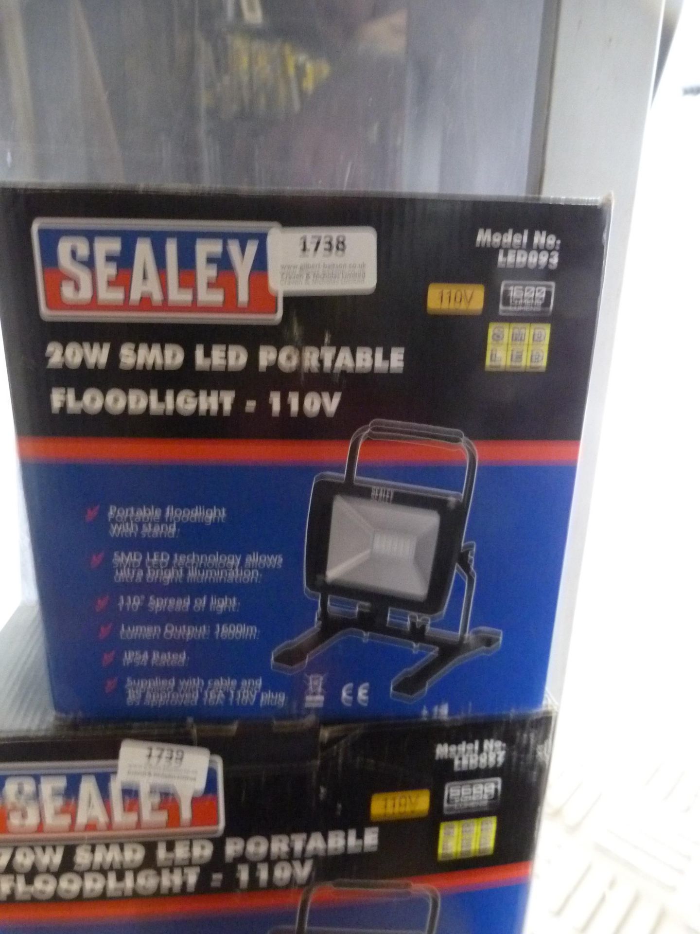 *Sealey 20w LED Floodlight 110v