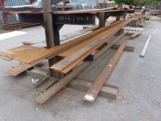 *Contents of Steel Racks (lot 7) to Include Various 6m Lengths of Flat Bar