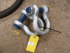 *Pair of 12ton Bow Shackles