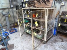 *Roller Cage with Lockable Doors and Three Tier Shelving