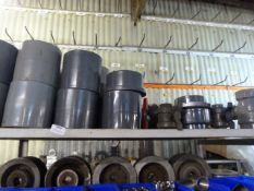 *Shelf of Plastic Pipe Components and Valves