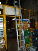 *Two Section Eleven Tread Telescopic Ladder