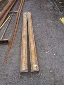 *Pair of Forklift Extensions ~2m long