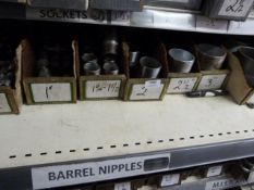 *Shelf of Various Pipe Joints