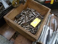 *Box of Various Milling Machine Cutting Bits and Taps