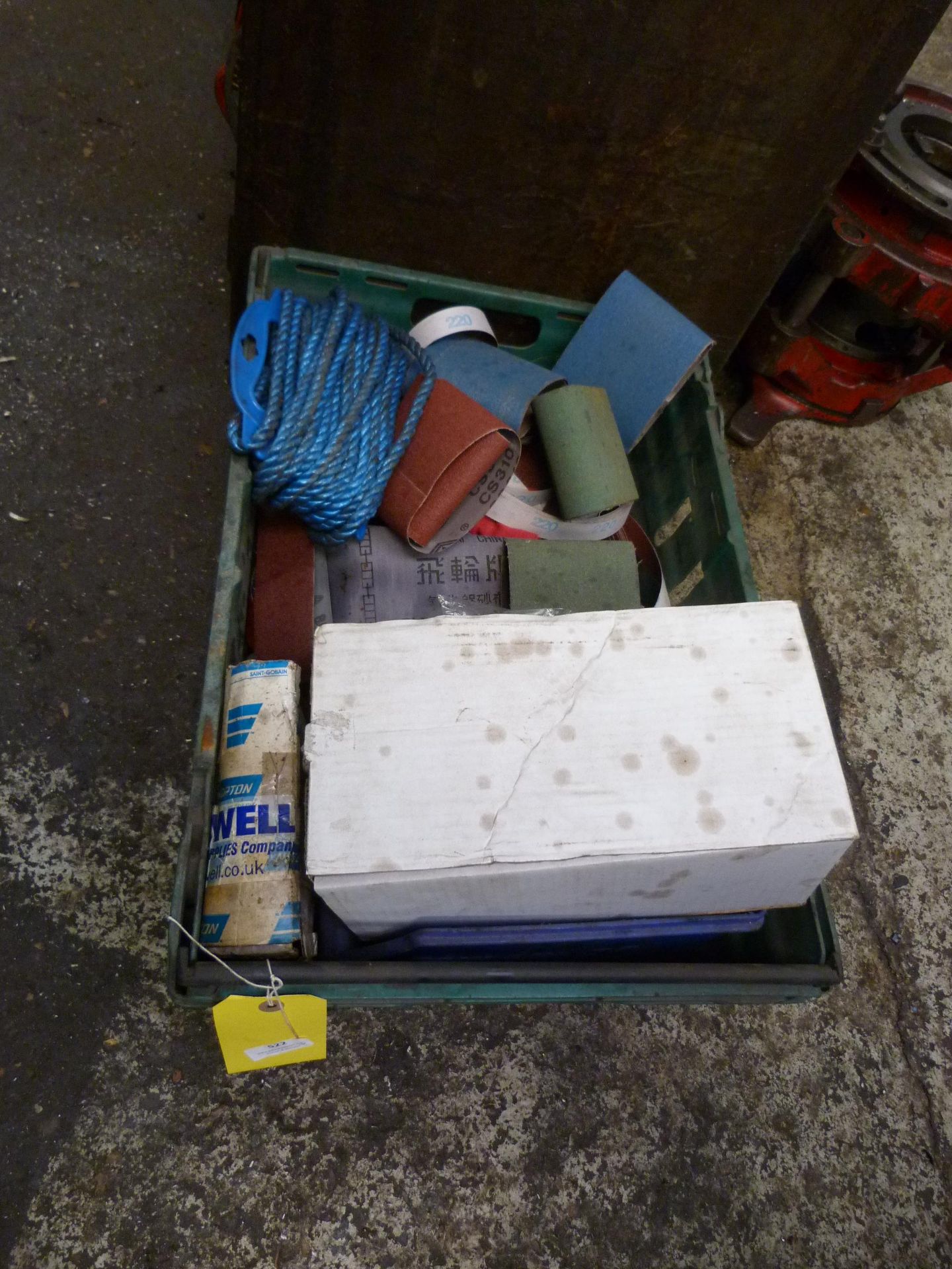 *Box of Various Abrasive Papers and Emery Cloths